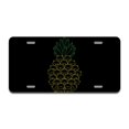 thumbnail image 1 of SignMission A-LP-03-114 Cat Pineapple Aluminum License Plate, 1 of 1