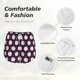 thumbnail image 4 of Balery Pink Groovy Disco Ball Pantalones cortos deportivos para mujer con forro y dos bolsillos, elásticos, para entrenamiento, gimnasio, yoga-Large, 4 of 7