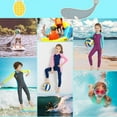 thumbnail image 3 of Promotion! Combinaison de Plongée pour Enfants une-Pièce Maillot de Bain Manches Longues Protection Uv Maillot de Bain pour Surf Plongée en Apnée Natation, 3 of 6