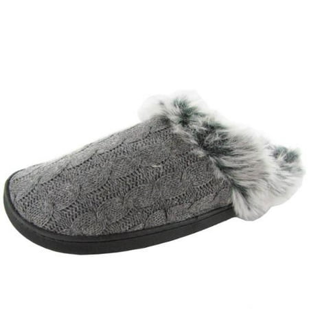 

Womens Cozy Faux Fur Plush Slipper Shoe