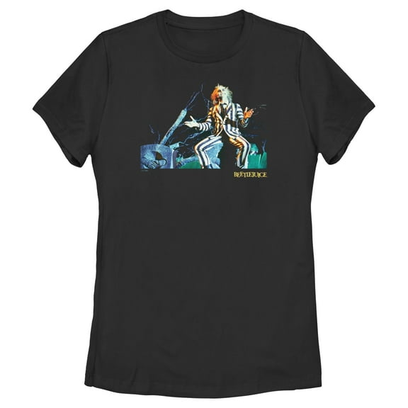 Women's Beetlejuice Graveyard Scene Graphic T-Shirt