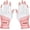 Pink, variant on Mazel Golf Gloves Fingerless Breathable, Sweat-Absorbing for Hot Wet Weather One Pair Women's Size M