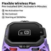 TickTalk 5 Kids Smartwatch with GPS, Calls & Texts, Parental Controls, SOS & 911, Free Music – T-Mobile Network (Activated via TickTalk)