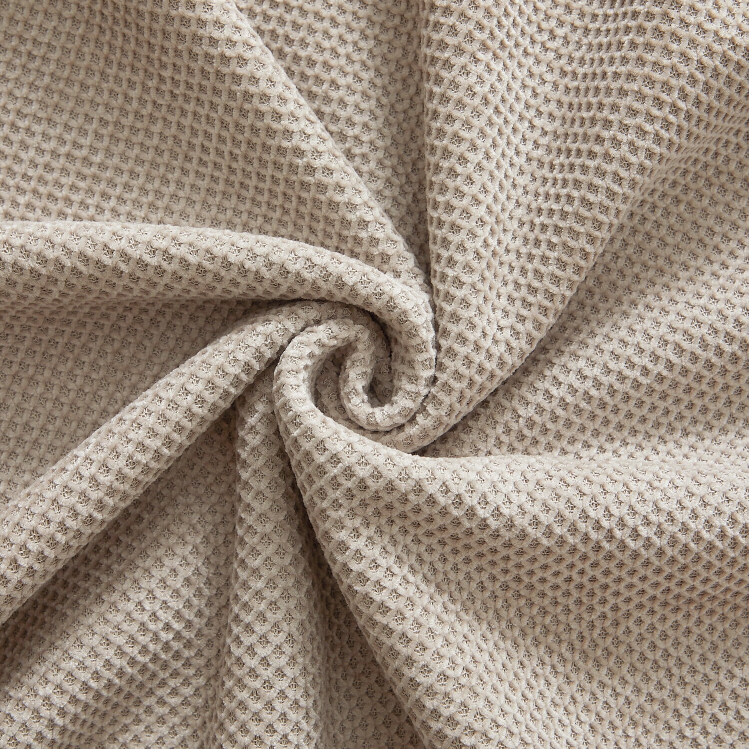 Cozy Haven Luxury Knot Chenille Bed Blanket, French Oak, King Size, 102 x 90 in