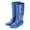 #208-Dark Blue, variant on Handshe High-Cut Rain Boots for Adults – Slip-Resistant Waterproof Design with Fleece Lining & Leather Trim for Winter Weather & Outdoor Activities,Plus Size