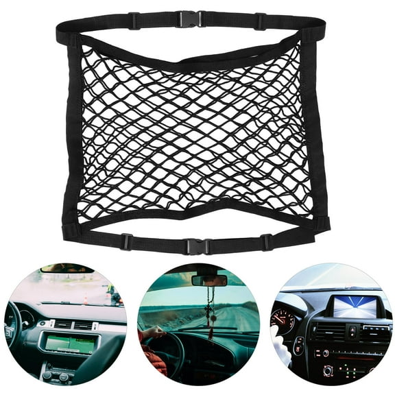 GOOHOCHY Car Seat Organizers And Storage Car Seat Net Black 1Pcs
