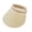 Beige, variant on Women's Sun Hats Wide Brim Fedora Straw Uv Upf 80  Women Bucket Hat Uv Protection Summer Sun Visor Hats Tops Beige One Size