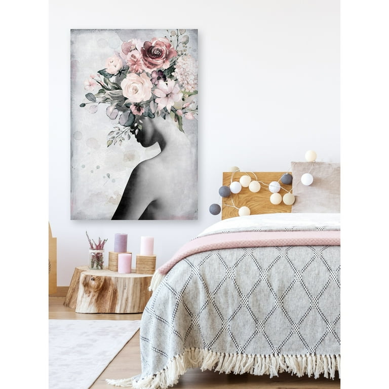 Marmont Hill Fresh Floral Crown Canvas Wall Art, 24