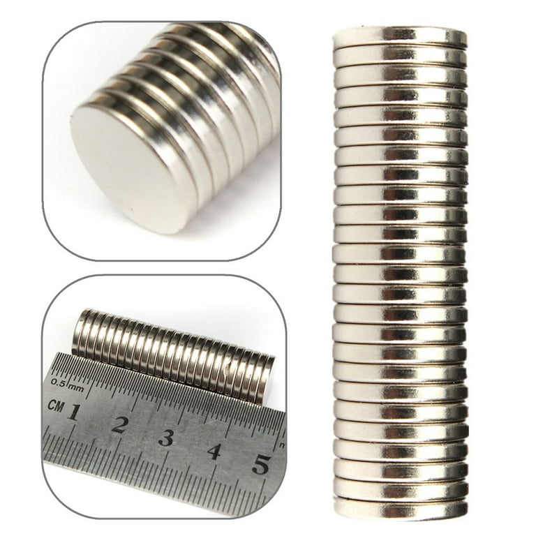 2 Disc Neodymium Magnets, 0.5