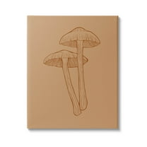 Stupell Industries Cottage Mushroom Wildlife Nature Graphic Art Gallery Wrapped Canvas Print Wall Art, Design by Ziwei Li