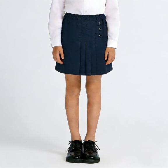 Girls School Uniform Skirts Pleated Skirt Navy Girls School Uniform Back To School Fashion 8-9 Years