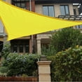 thumbnail image 5 of Triangular Shade Sail Sunshade 3 Ropes Triangle Sunshades Awnings Open Air Waterproof Black Summer Uv Protection Outdoor, 5 of 5