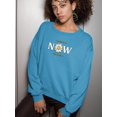 thumbnail image 2 of Yesterday Tomorrow Now! Sweatshirt Women -Image by Shutterstock, Female XX-Large, 2 of 4