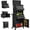Black, variant on HOMCOM Tool Cabinet with 6 Drawers, 3-in-1 Rolling Tool Chest with Wheels