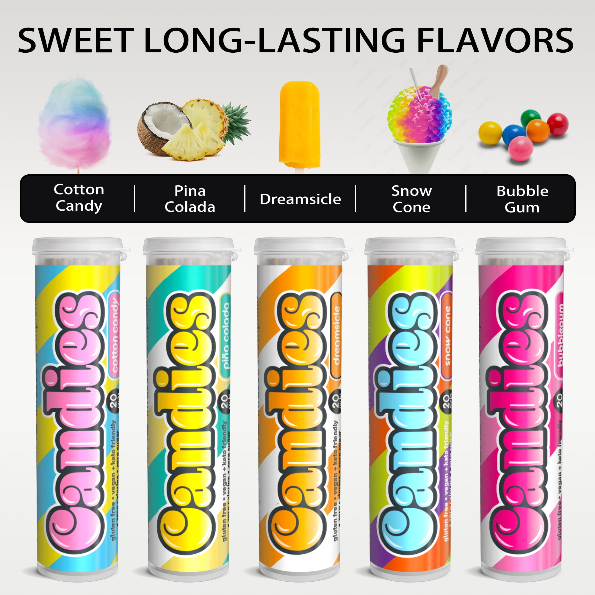 Xero Picks Candies - Infused Flavored Toothpicks - 100 Picks