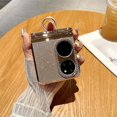 thumbnail image 3 of For Huawei P50 Pocket Glitter Design Ring Kickstand Hard PC Phone Cover, 3 of 5