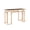 Gold; Clear, variant on Furniture of America Gendry Glass Top Console Table, Gold