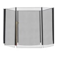 thumbnail image 1 of Soozier Filet d'Enceinte Rond de 8 Pi pour Trampoline, Filet de Sécurité de Rebond Extérieur de Remplacement pour 6 Poteaux, Noir, 1 of 7