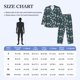 thumbnail image 4 of Fotbe Vintage Floral Pijama de Hombre con Estampado de Manga Larga, Conjunto de 2 Piezas, Ropa de Dormir Suave y Cómoda con Bolsillos-Large, 4 of 7