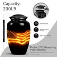 thumbnail image 2 of American Flag Cremation Urn For Ashes Adult Male Small - Mini Memorial Urns For Human Ashes Female Combo 1 Large 4 Keepsake, 2 of 2