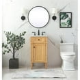 thumbnail image 6 of 18 inch single bathroom vanity in natural wood, 6 of 8