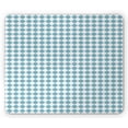 thumbnail image 1 of Geometric Mouse Pad, Ornamental Interlacing Squares Art Deco Inspired Pattern Relaxing Design, Rectangle Non-Slip Rubber Mousepad, Pale Blue and White, by Ambesonne, 1 of 2