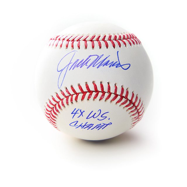 Jack Morris Signed Rawlings Official Major League Baseball with 4x Champ Note