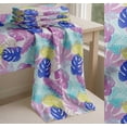 thumbnail image 6 of Soimoi Pink Cotton Poplin Fabric Tropical Leaves Print Fabric by the Yard 42 Inch Wide, 6 of 7