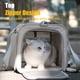 thumbnail image 4 of Bolso Portador de Gatos Bolso Portátil Portátil Portátil por Mascotas Plegables para Gatos Pequeños y perros con una gran apertura transpirable con manos libres de mascotas, 4 of 6