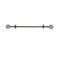 thumbnail image 2 of Metallo Decorative Rod & Finial Avalon Black/Gold 66-120, 2 of 2