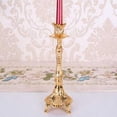 thumbnail image 5 of Vintage Aleación Pir Palo Titur Candebros Decoración De Para Vacaciones Valentín Decoración Dorado L - 1 Cabeza perfecl Soporte para velas de boda, 5 of 5