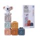 thumbnail image 1 of Torre de bloques de construcción Montessori, juguetes sensoriales de apilamiento de goma para Educación Temprana, Kits de desarrollo intelectual, Color aleatorio Fivean unisex, 1 of 2