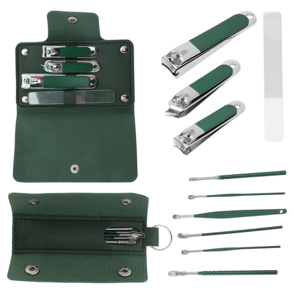 Vocoste 1 Set Durable Nail Clipper Kit for Women for Men Green