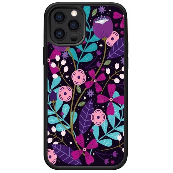 Compatible with iPhone 11 Pro case Soft TPU Glossy Flower Pattern Phone Case for Women and Girls