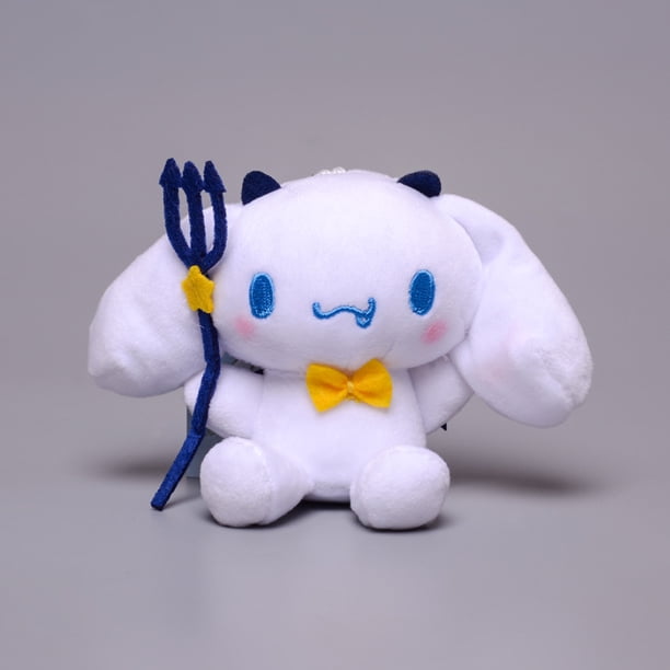 XRH 10cm Sanrio serie de Halloween mago diablo Cinnamoroll perro de peluche muñeca colgante juguetes para niños