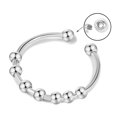 thumbnail image 4 of Customizable Stainless Steel Stress Ring Adjustable Pressure Rotating Bead for Relaxation & Fidgeting, 4 of 5