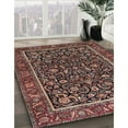 thumbnail image 2 of Ahgly Company Indoor Rectangle Traditional Orange Salmon Pink Persian Area Rugs, 8' x 10', 2 of 6