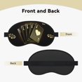 thumbnail image 2 of Salouo Casino Cards 1 Pattern Eye Masks, 1-Pack Sleep Mask Eye Cover Washable Sleeping Eyeshade Block Sleep Shade Cover Light Reduces Traveling Gifts, 2 of 7