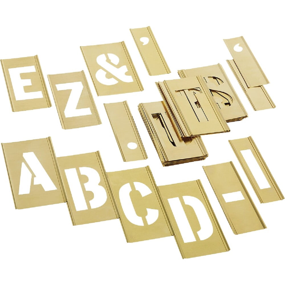 C.H. Hanson 3 In. Letter Stencil Set (32 Piece) 10327