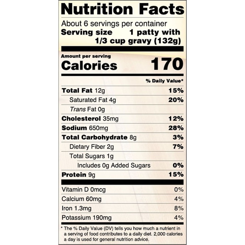 On-Cor Gravy & 6 Salisbury Steaks Entree, Regular 28 Ounce Package Meal, (Frozen)