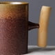 thumbnail image 4 of 2x Taza de de Cerámica de Japonés Taza de Rústica 360ml, 4 of 5