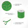 thumbnail image 2 of Uxcell 22 Yards Soft Twisted Rope Trim, 5mm/0.2" Green and Gold Polyester Twisted Silk Rope Cord for DIY Craft, 2 of 2