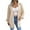 Beige, variant on Fesfesfes Cardigan for Women Fall Winter Solid Color Pocket Long Sleeve Cardigan Sweater Jacket Tops Under $10