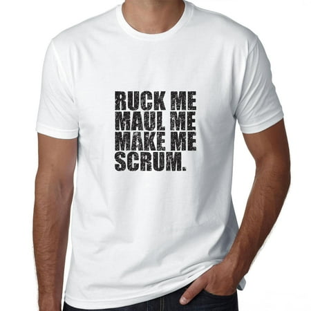 Scrum Basic Tee - Rugby Trendy Ruck Me Maul Me Make Me Scrum Graphic Men's T-Shirt