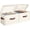 Ivory White, variant on StorageWorks Fabric Storage Bins with Lid, Decorative Storage Boxes for Shelves with Handles, Jumbo, 2-Pack, Brown and Beige