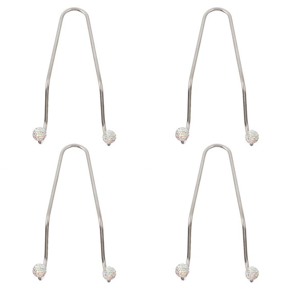 4pcs Multi-use Bling Car Hooks Car Headrest Hooks Back Seat Purse Hangers