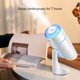 thumbnail image 2 of Billuyoard Humidificador de aire de 380ml, difusor de aire inalámbrico recargable por USB para coche, generador de niebla de cierre automático, sistema de Humidificadores Blanco Billuyoard HA008731-02B, 2 of 6
