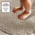 thumbnail image 4 of Juego de alfombras de baño Hearth & Harbor, felpilla, 3 tamaños, 4 of 9