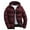 Red, variant on Men's Winter Coat with Hood for Outdoor Activities and Casual Wear