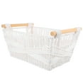 thumbnail image 4 of GAXIRE White Paper Rope Storage Basket for Home Organization, Shelf Decor, and Sundries Holder, 4 of 8